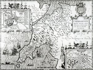 Mapa de Caernarvon, 1616